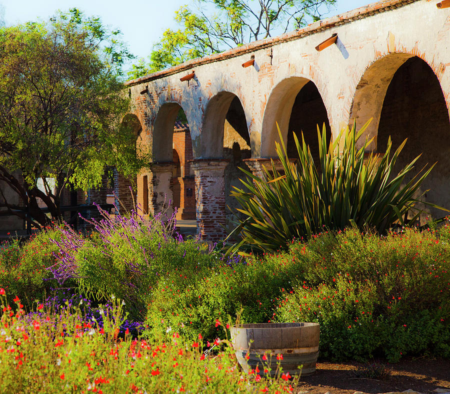 San Juan Capistrano California Mission Arches Photograph by Catherine Walters