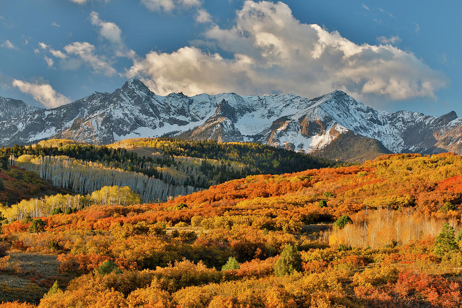 Fall Photograph - San Juan Mountains From The Dallas by Darrell Gulin