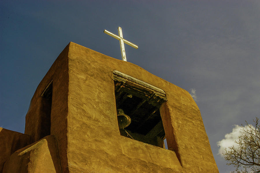San Miguel Church in Santa Fe 001 Photograph by James C Richardson