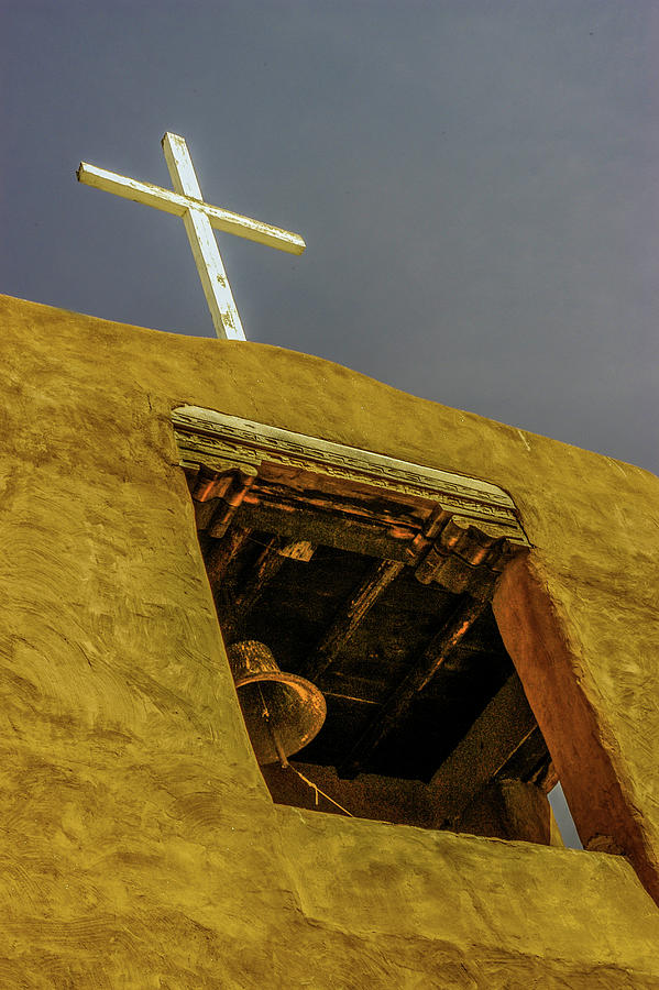 San Miguel Church in Santa Fe 002 Photograph by James C Richardson