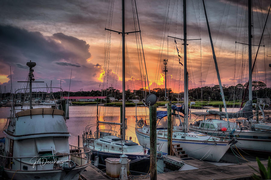 San Sebastian River Sunset Photograph by Joseph Desiderio