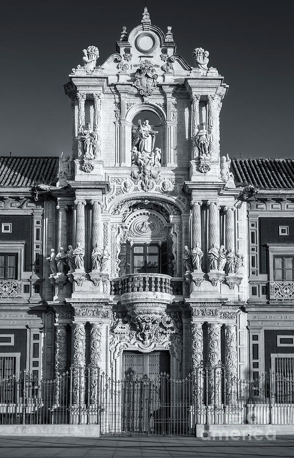 San Telmo Palace, Seville Photograph by Philip Preston