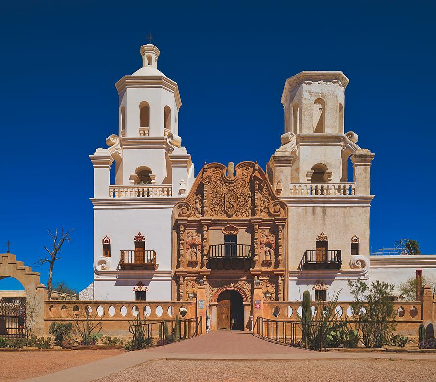 Architecture Photograph - San Xavier del Bac Mission by Mountain Dreams