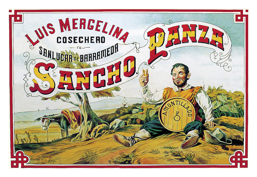 Wine Painting - Sancho Panza by Marin