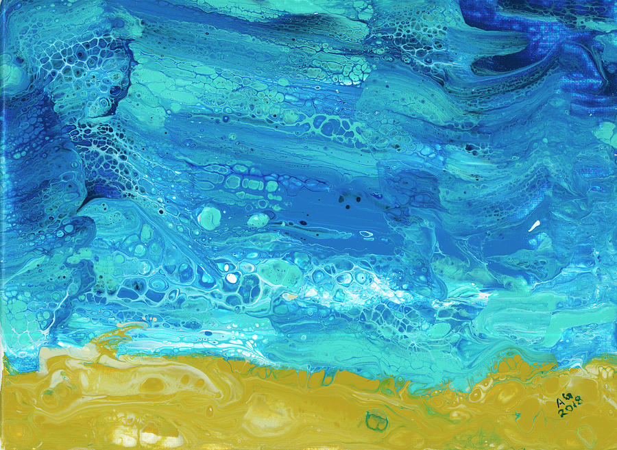 Beach Painting - Sand and Sea by Alexis Grone