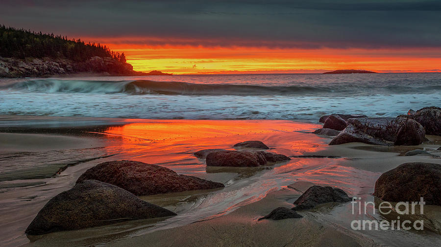 Sand Beach Sunrise Photograph