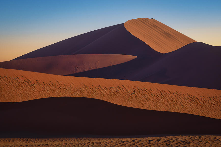 Landscape Photograph - Sand Dune: Lights And Shadows by Michael Zheng