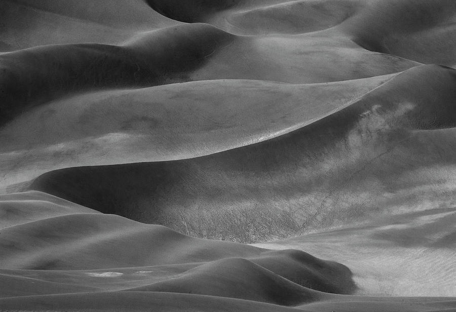 Sand Dunes Abstract Photograph by S Katz