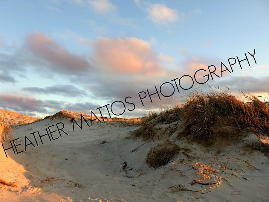 Sand Dunes And Clouds Photograph