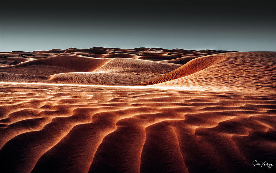 Sand Dunes Arabia Photograph by Sadek Khafagy