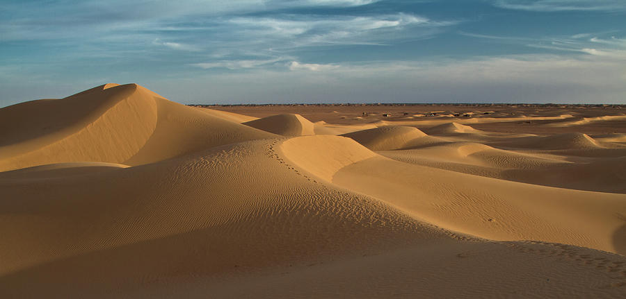 Sand Dunes At Sunset Photograph by Matteo Allegro