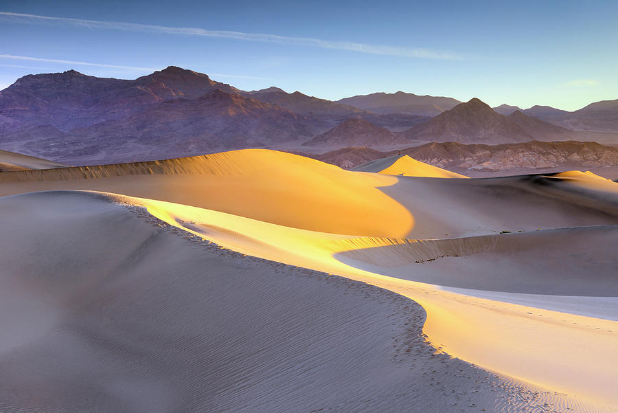 Sand Dunes, Death Valley, California Digital Art by Francesco Carovillano