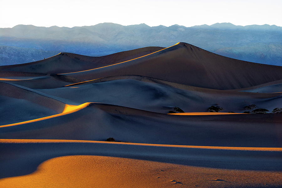 Sand Dunes, Death Valley Np, Ca Digital Art by Bernd Grundmann