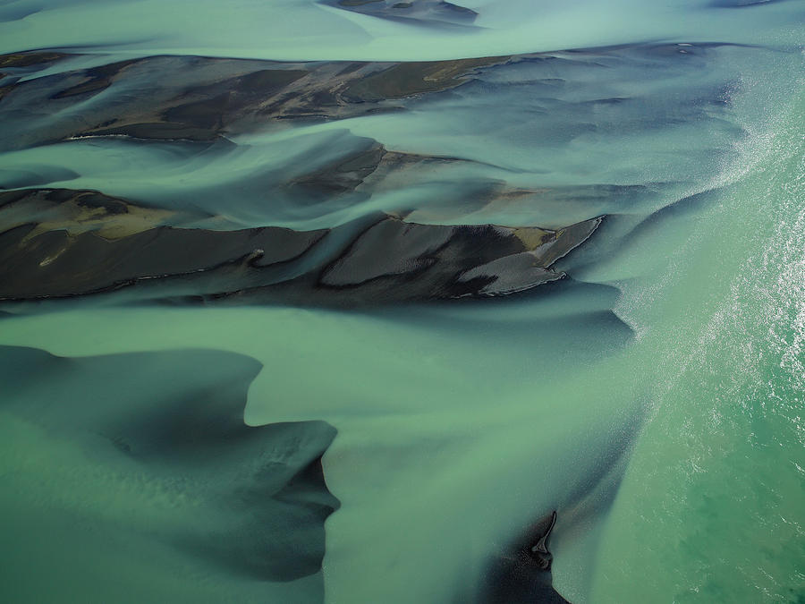 Sand Dunes Near Sea, Elevated View Photograph by Arctic-images