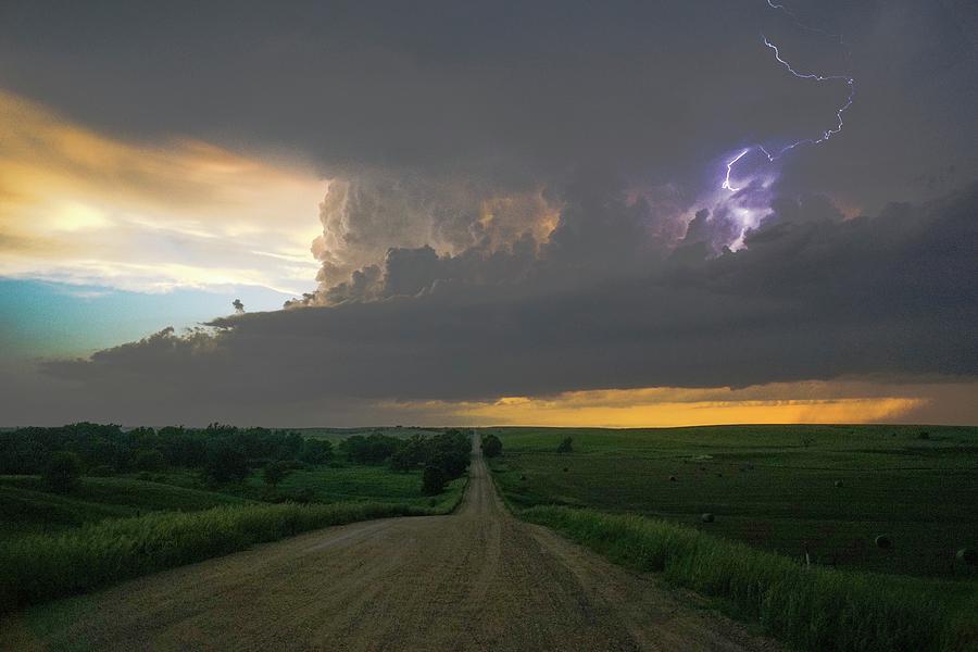 Sand Hills Supercell Photograph by Ed Sweeney