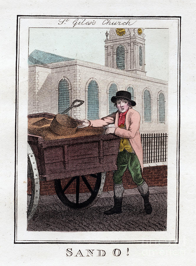Sand O, St Giless Church, London, 1805 Drawing by Print Collector