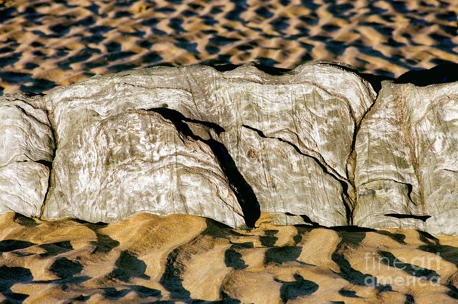 Sand Patterns At Low Tide Photograph by Dr Keith Wheeler/science Photo Library