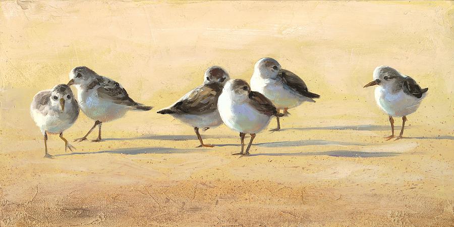 Sand Pipers Painting by Laurie Snow Hein - Fine Art America