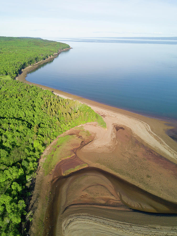 Sand River Delta On Chignecto Bay Photograph by Scott Leslie