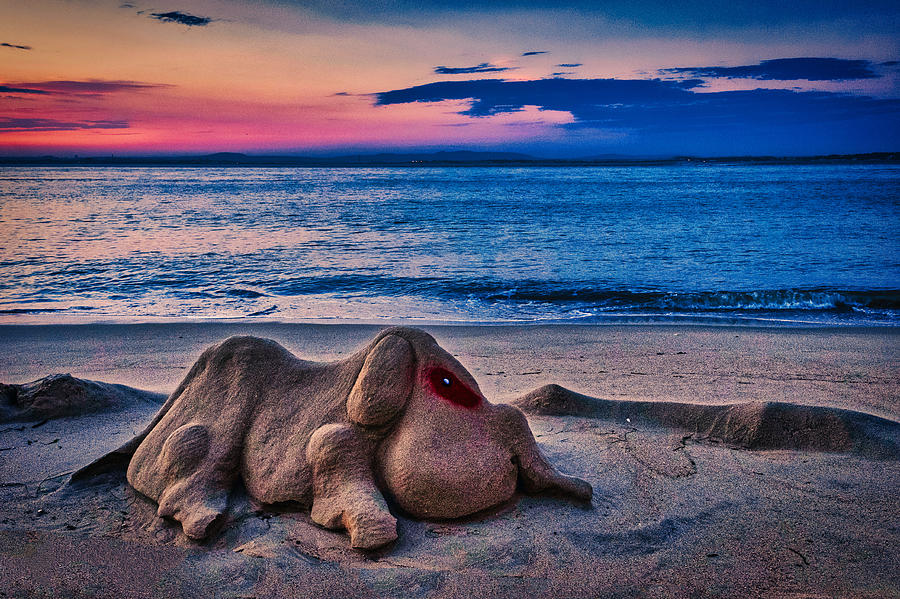 Sand Sculpture Dawn - Portugal Photograph by Stuart Litoff