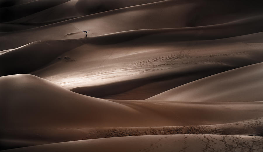 Sand Surfer Photograph by Lior Yaakobi