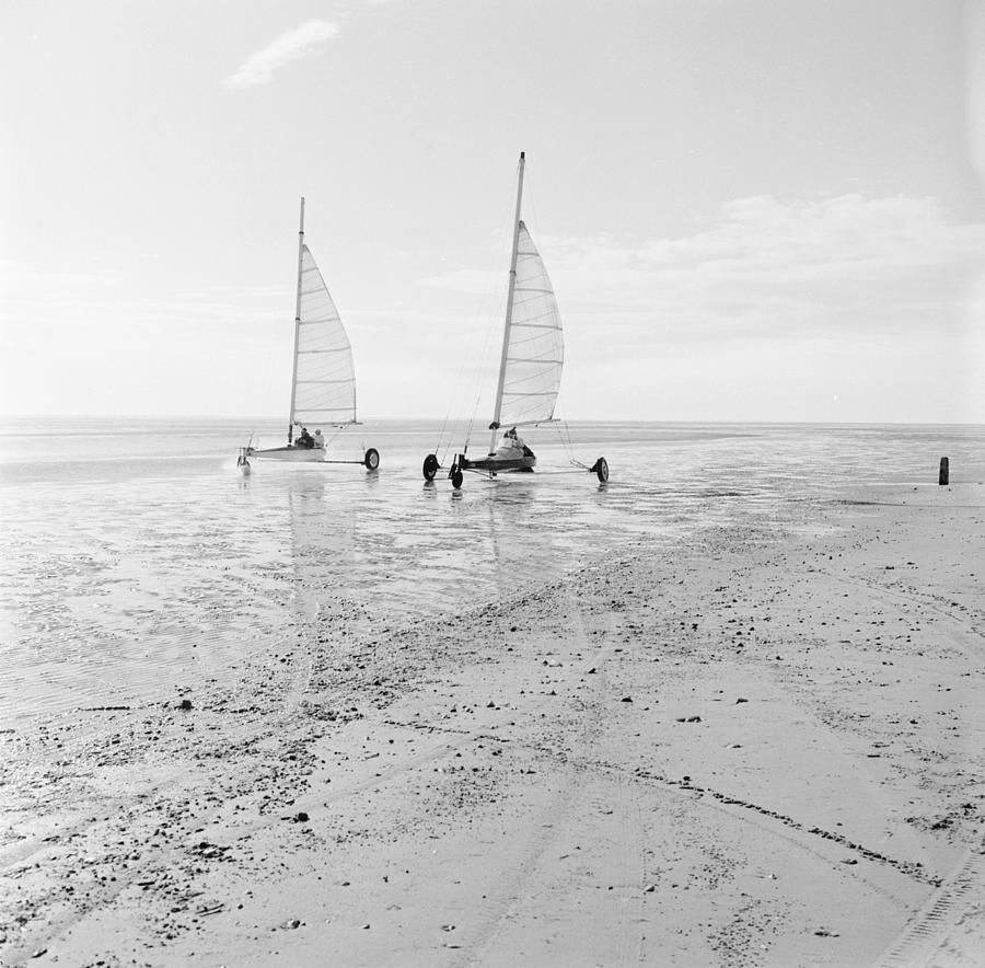 Sand Yacht Race Photograph by Three Lions