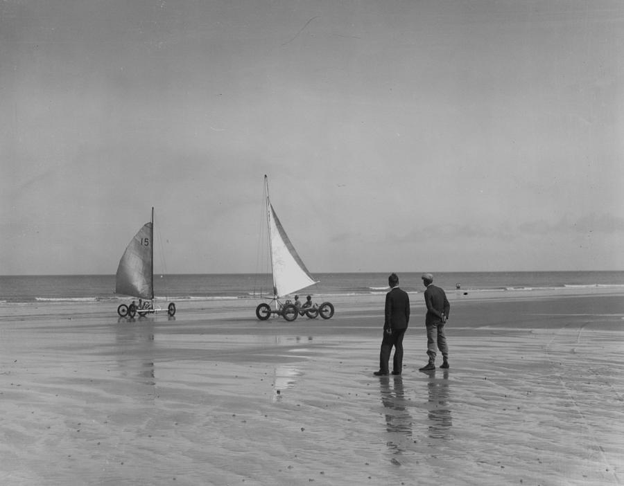 Sand Yachting Photograph by General Photographic Agency
