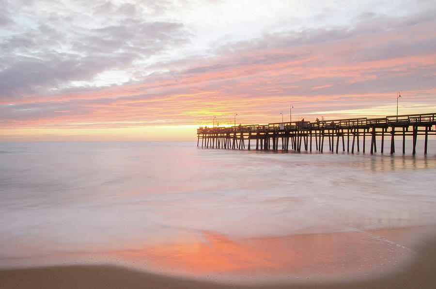 Virginia Beach Photograph - Sandbridge Sunrise by Mike OShell