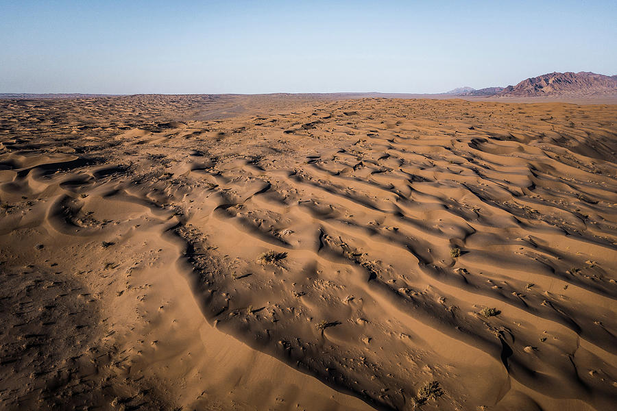 Sanddunes In Mesr In Kavir Desert, Iran, Asia Photograph by Priska Seisenbacher