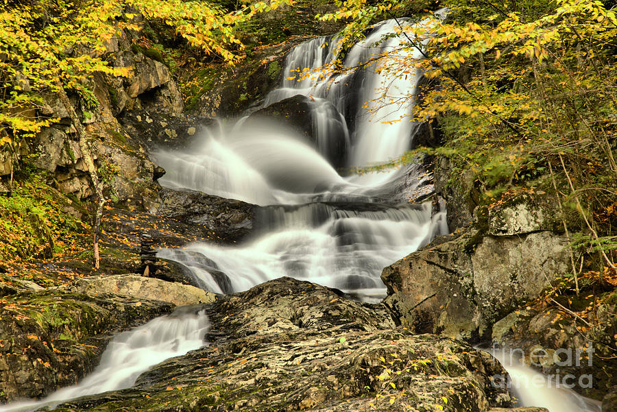 Sanderson Brook Falls Photograph by Adam Jewell