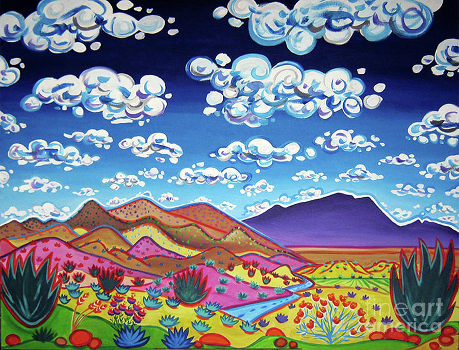 Sandia CloudScape Painting by Rachel Houseman