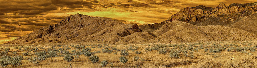 Sandia Mountain Panorama Photograph by Michael McKenney