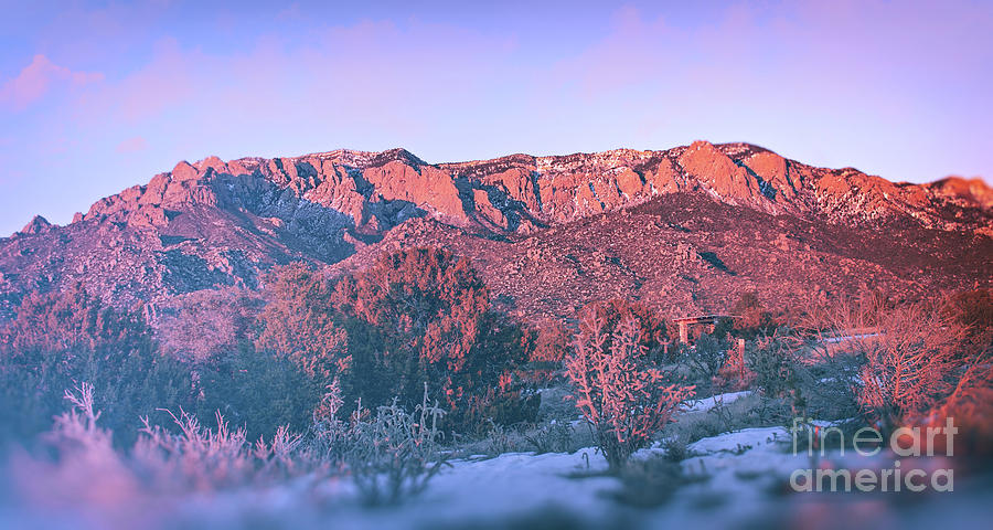 Sandia Mountain Sunset Photograph by Susan Warren Sandia Mountain Sunset Photograph by Susan Warren