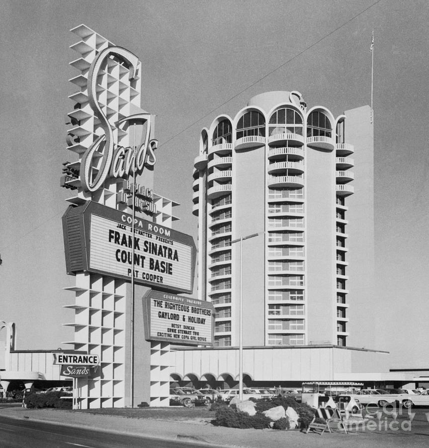 Architecture Photograph - Sands Hotel And Casino by Bettmann