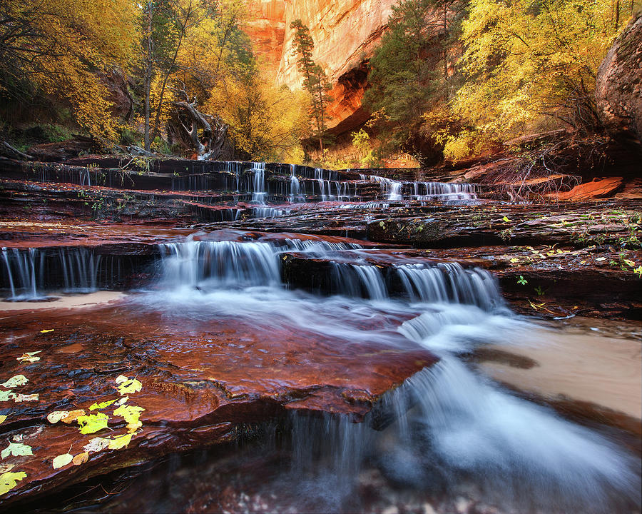 Sandstone Cascade Photograph by Chris Moore - Exploring Light Photography