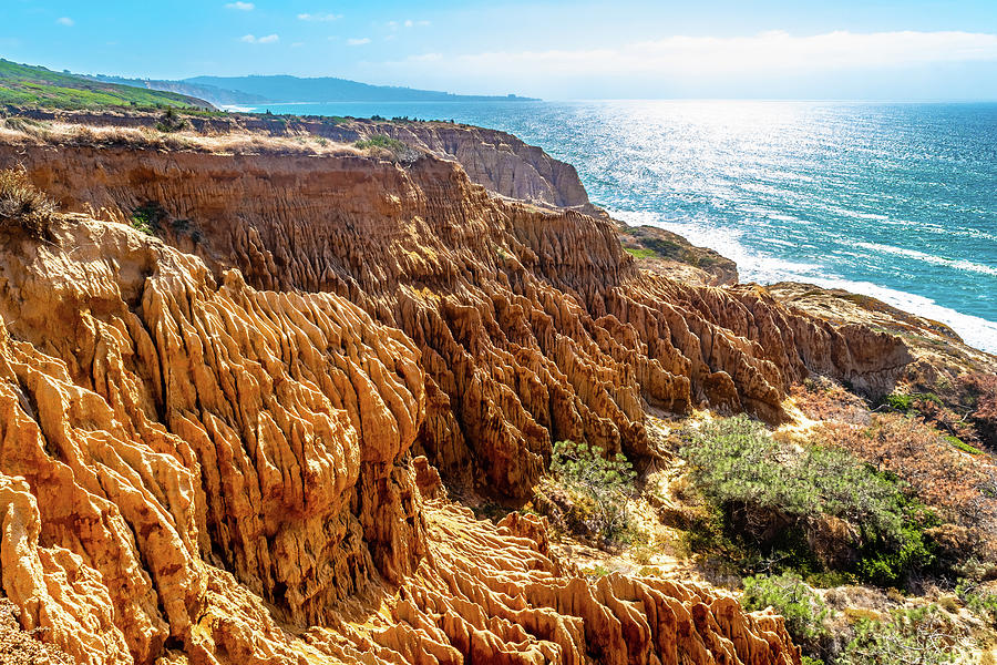 Sandstone Cliff Views in San Diego by Debbie Ann Powell Sandstone Cliff Views in San Diego by Debbie Ann Powell