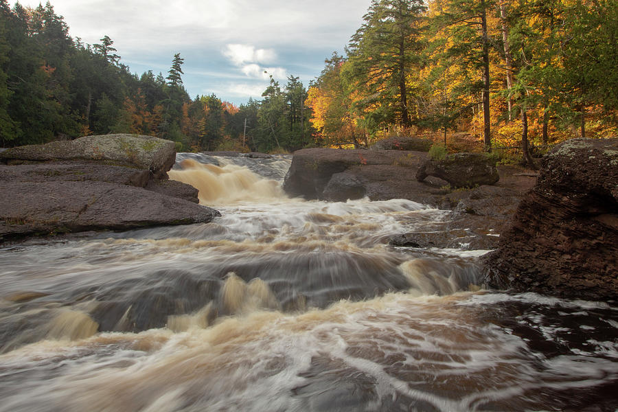 Sandstone Falls - Michigan by Rick Veldman Sandstone Falls - Michigan by Rick Veldman