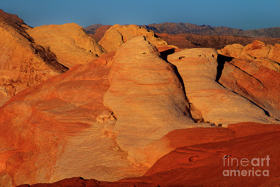 Sandstone Formations In Valley Of Fire State Park Nevada Photograph by Dave Welling