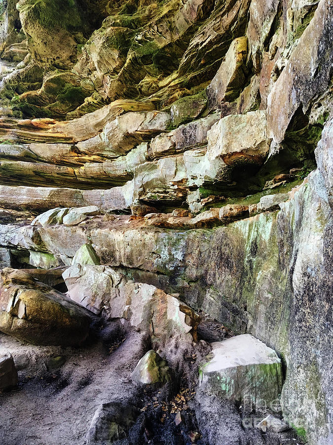 Sandstone Layers Photograph by Phil Perkins