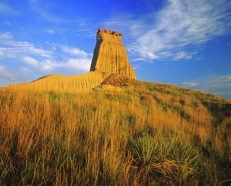 Sandstone Monument In Badlands, Little Photograph by Danita Delimont