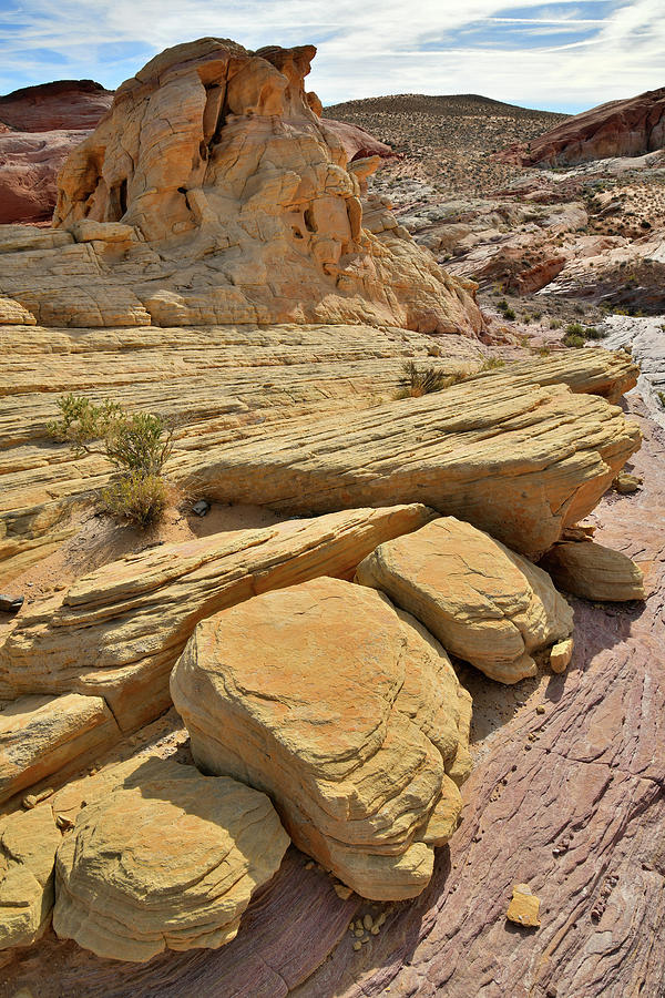 Sandstone Shapes of Valley of Firee Photograph by Ray Mathis