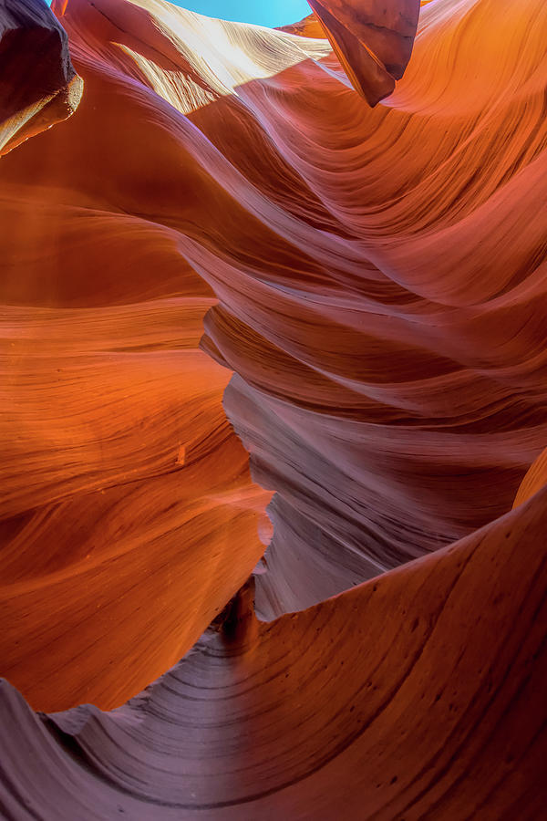 Sandstone Waves in Lower Antelope Canyon Photograph by Debra Martz