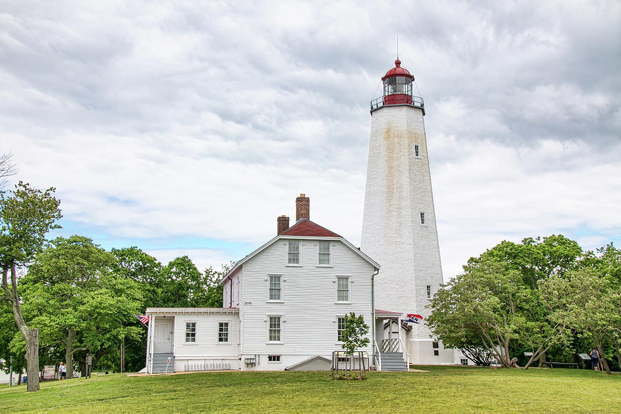 Sandy Hook Lighthouse In Spring Photograph by Kristia Adams