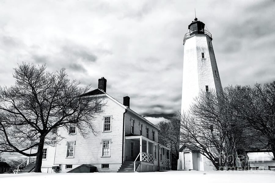 Sandy Hook Lighthouse Photograph - Sandy Hook Lighthouse Winter Profile by John Rizzuto Sandy Hook Lighthouse Photograph - Sandy Hook Lighthouse Winter Profile by John Rizzuto