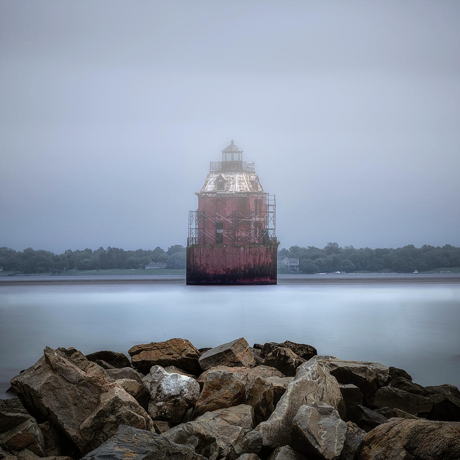 Sandy Point Shoal Lighthouse I Photograph by Robert Fawcett