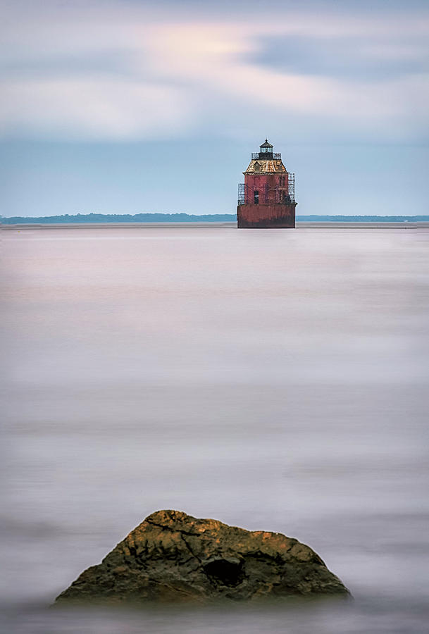 Sandy Point Shoal Lighthouse II Photograph by Robert Fawcett