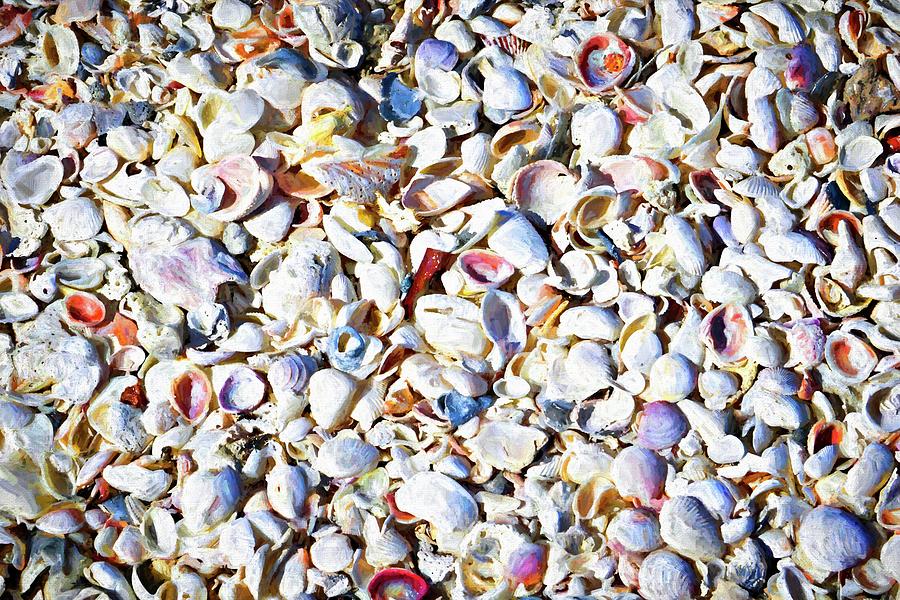 Sanibel Cushion Of Shells by Alice Gipson Sanibel Cushion Of Shells by Alice Gipson