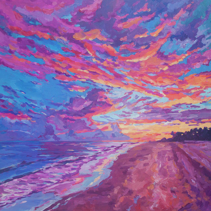 Sanibel Island Sunset Painting by Heather Nagy
