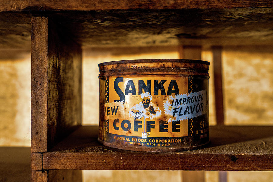 Sanka Coffee Can Photograph by Daniel Woodrum