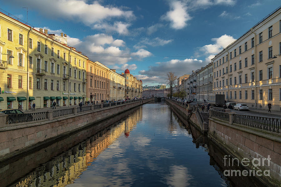 Sankt Petersburg Kanal Fontanka Pyrography by Ronny Urban
